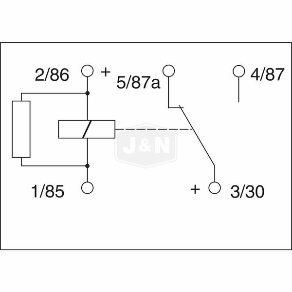 Aftermarket JAndN Electrical Products Mini Relay 240-01036-JN